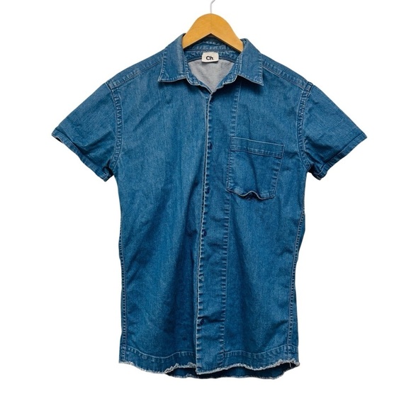 CH. Chapter Chambray Button Down Shirt - Picture 1 of 11